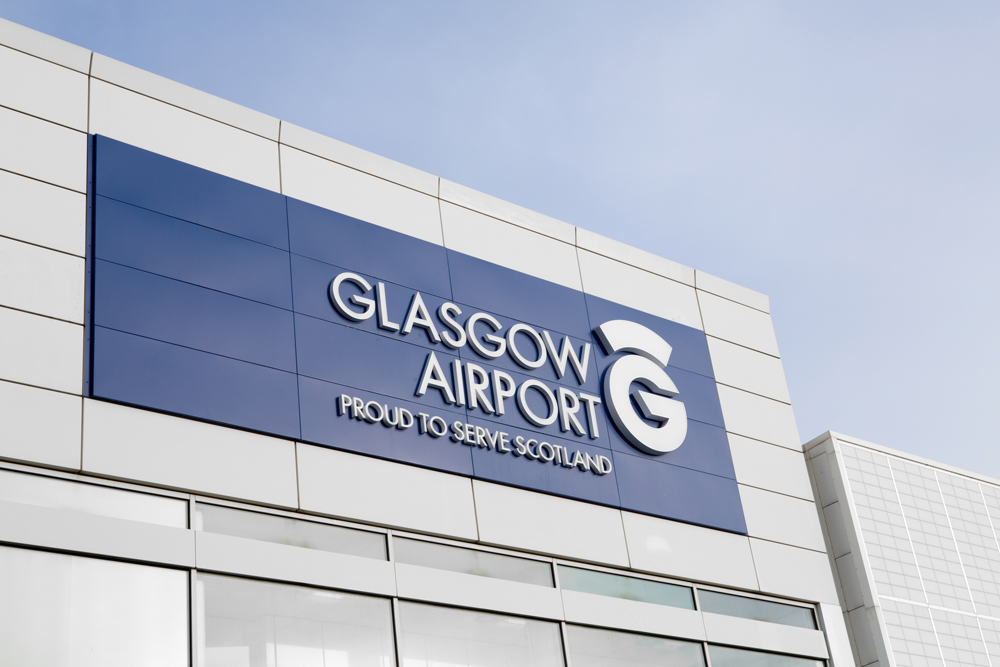 Glasgow Airport Brand Signage